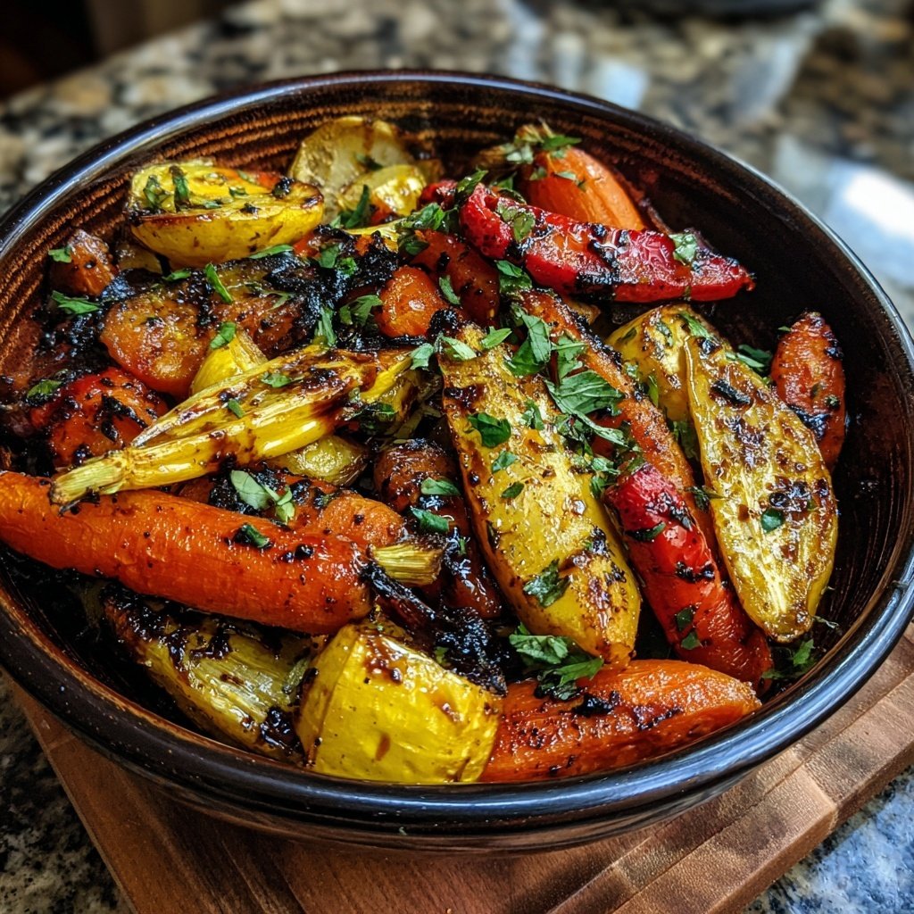 Romantic Balsamic Roasted Vegetables