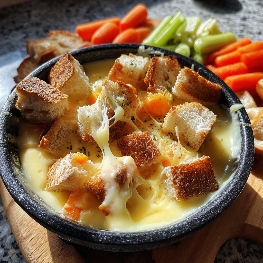Fondue with Creamy Fontina