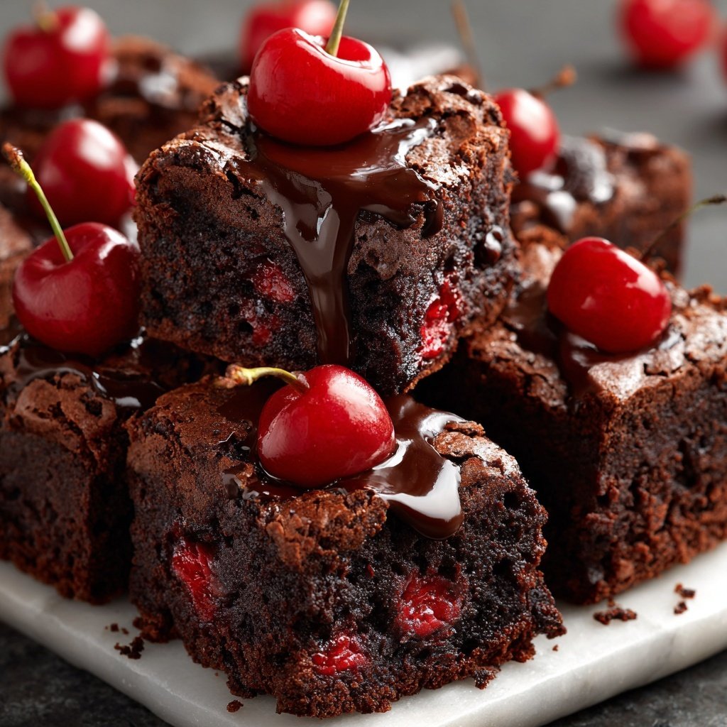 Chocolate Cherry Brownies
