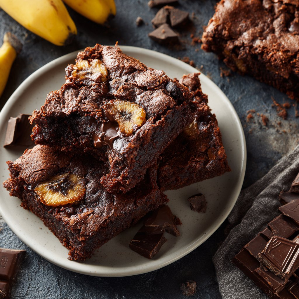 Chocolate Banana Brownies