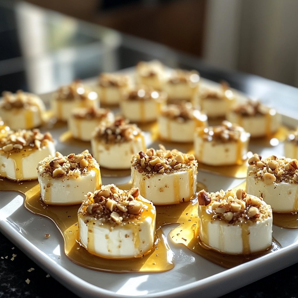Sweet & Savory Goat Cheese & Honey Bites – A Perfect Appetizer!