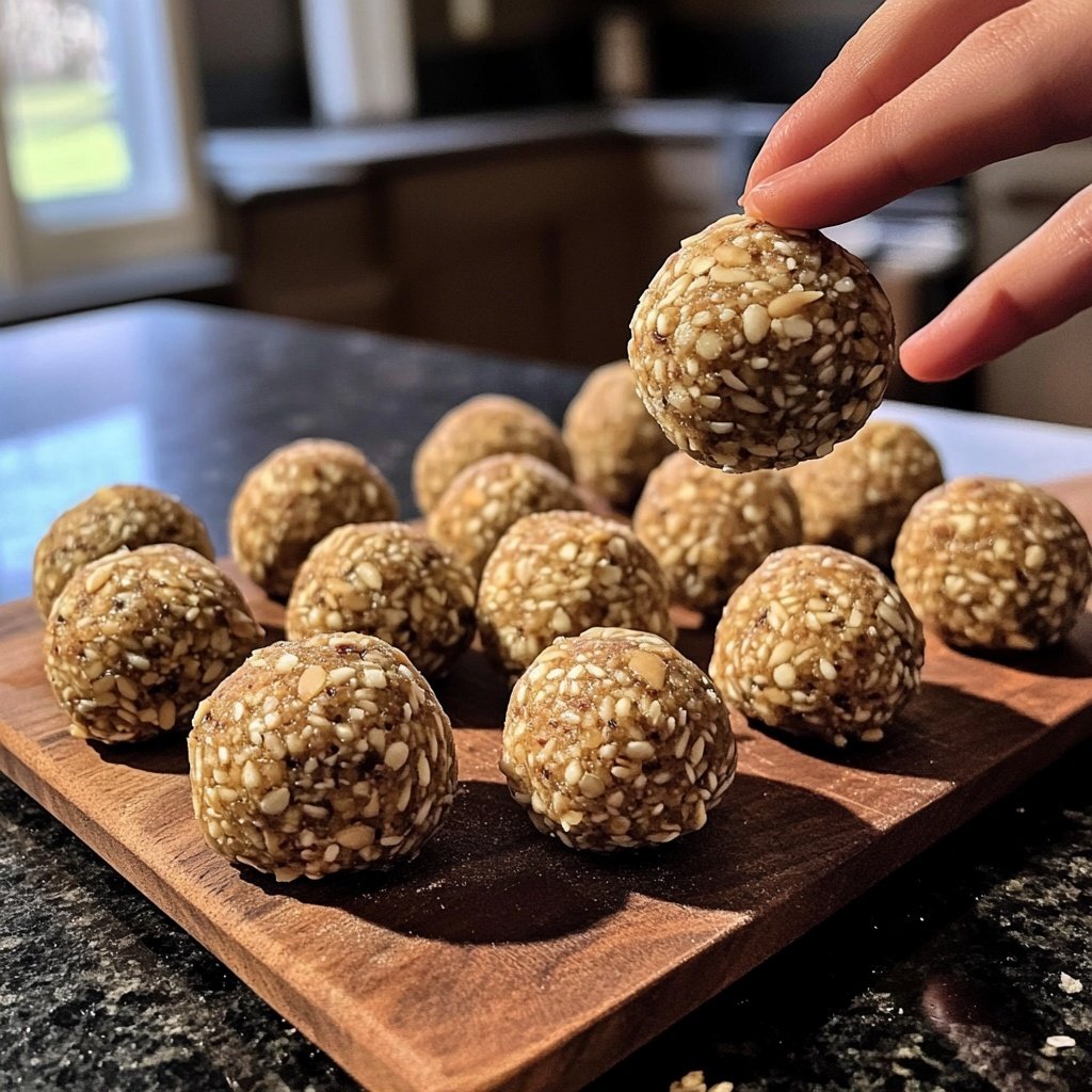 Protein Balls with Sunflower Seeds