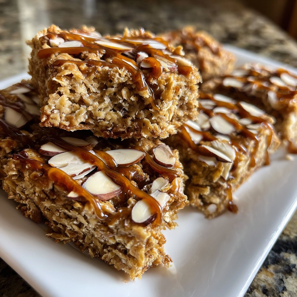 Vanilla Almond Oat Breakfast Squares