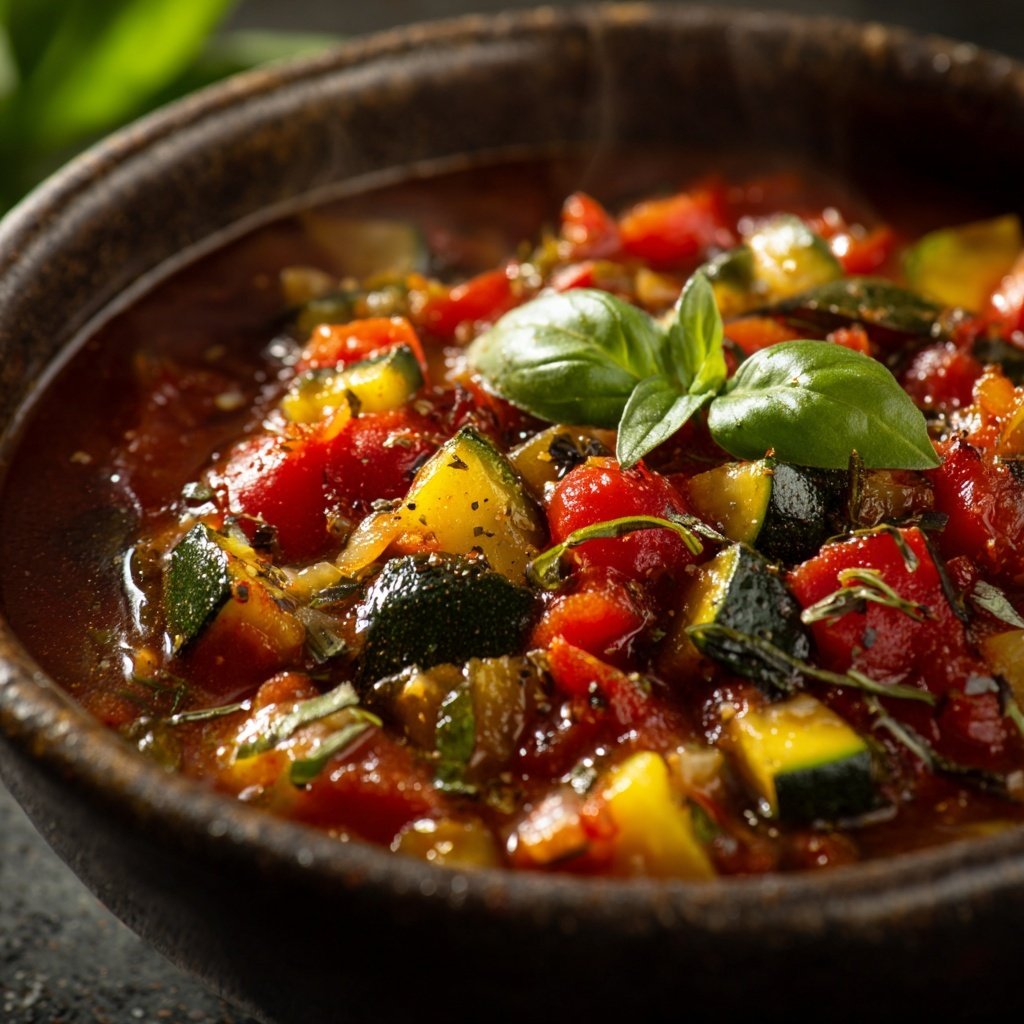 Healthy Crockpot Italian Vegetable Stew