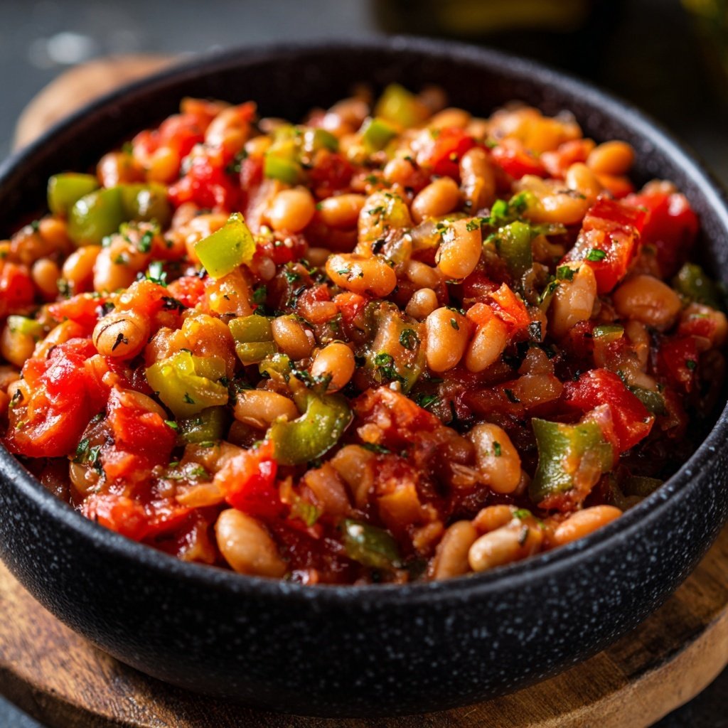 Healthy Crockpot Italian Bean Medley