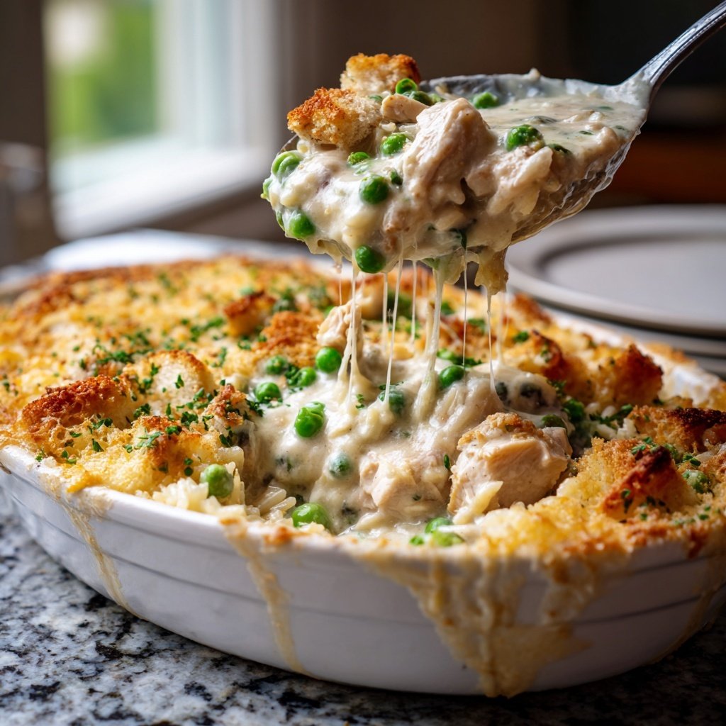 Creamy Chicken And Rice Casserole