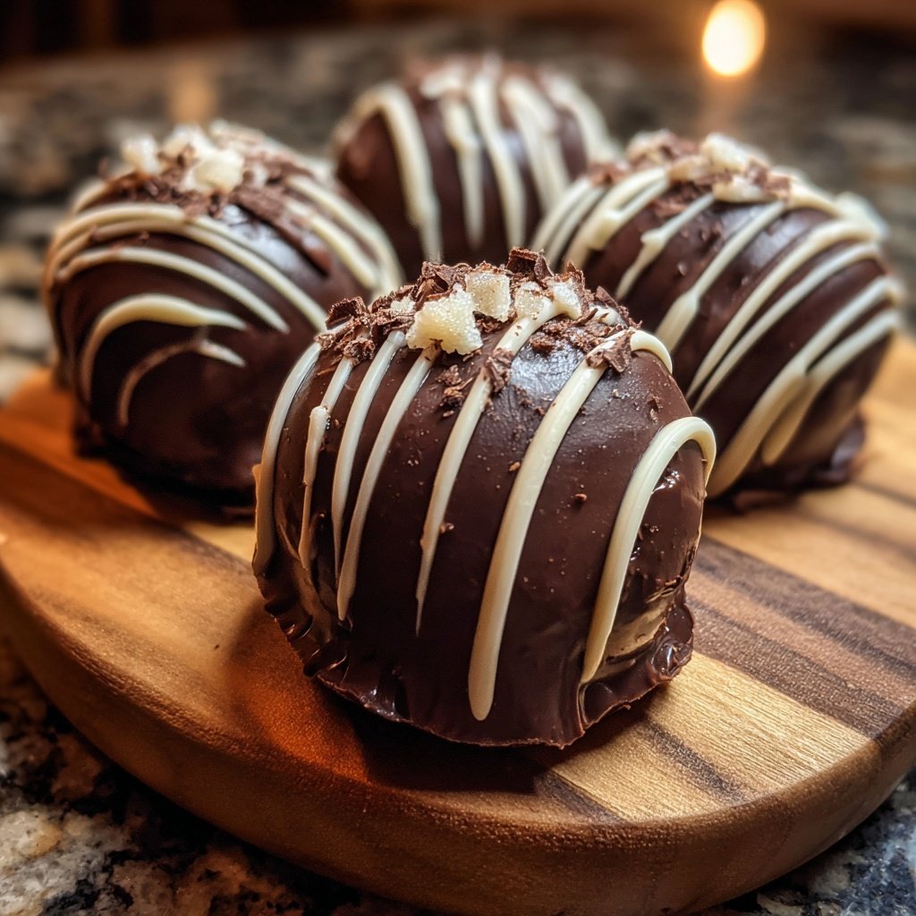 Chocolate Cheesecake Truffles