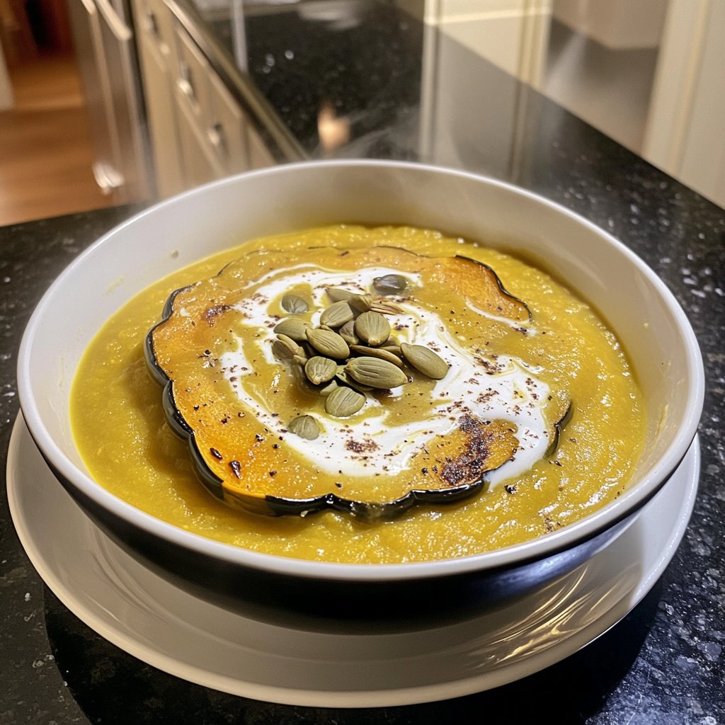 Roasted Acorn Squash Soup