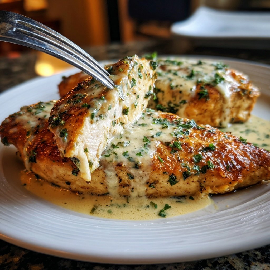 Chicken Breast with Garlic Sauce