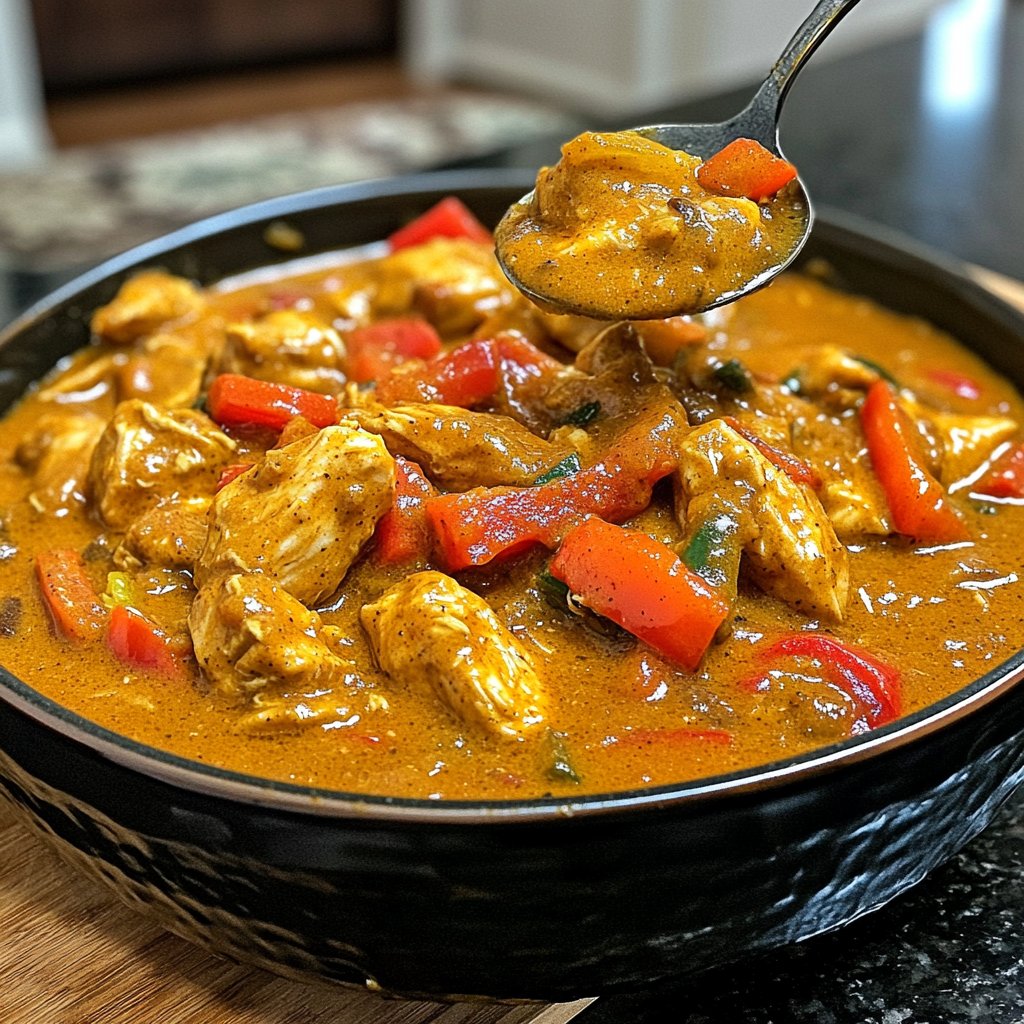 Creamy Slow Cooker Chicken Curry