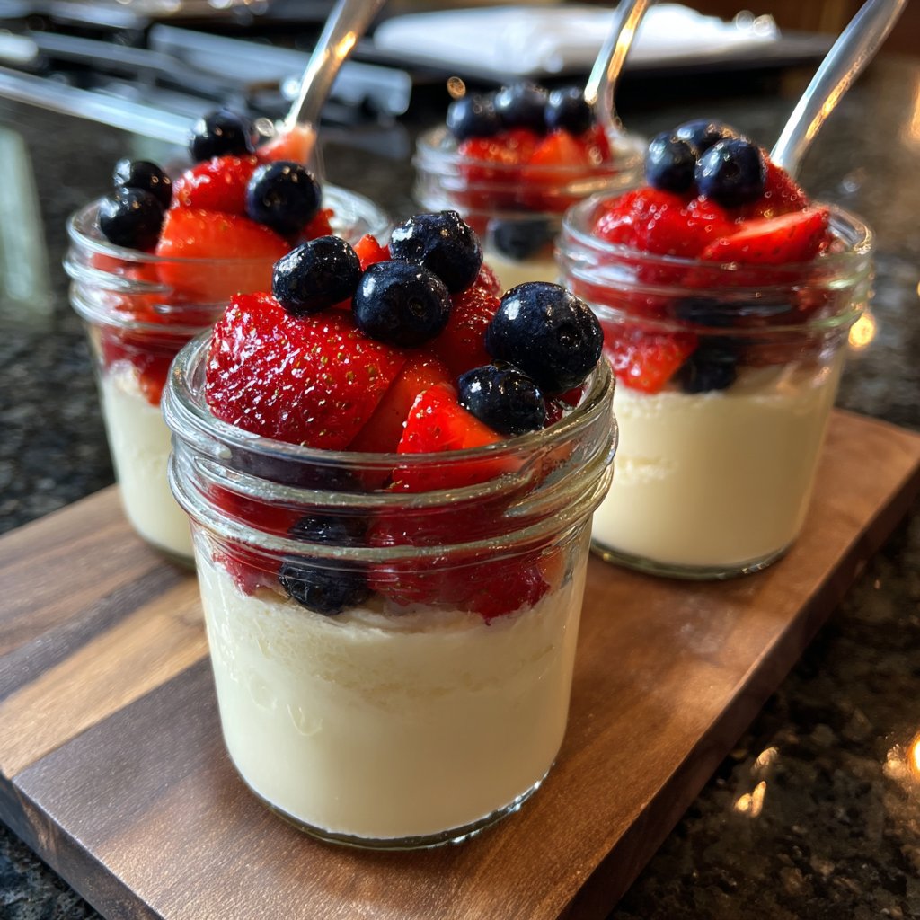 Vanilla Berry Breakfast Jars