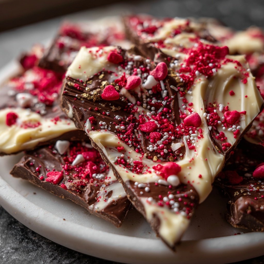 Valentines Treats Chocolate Bark