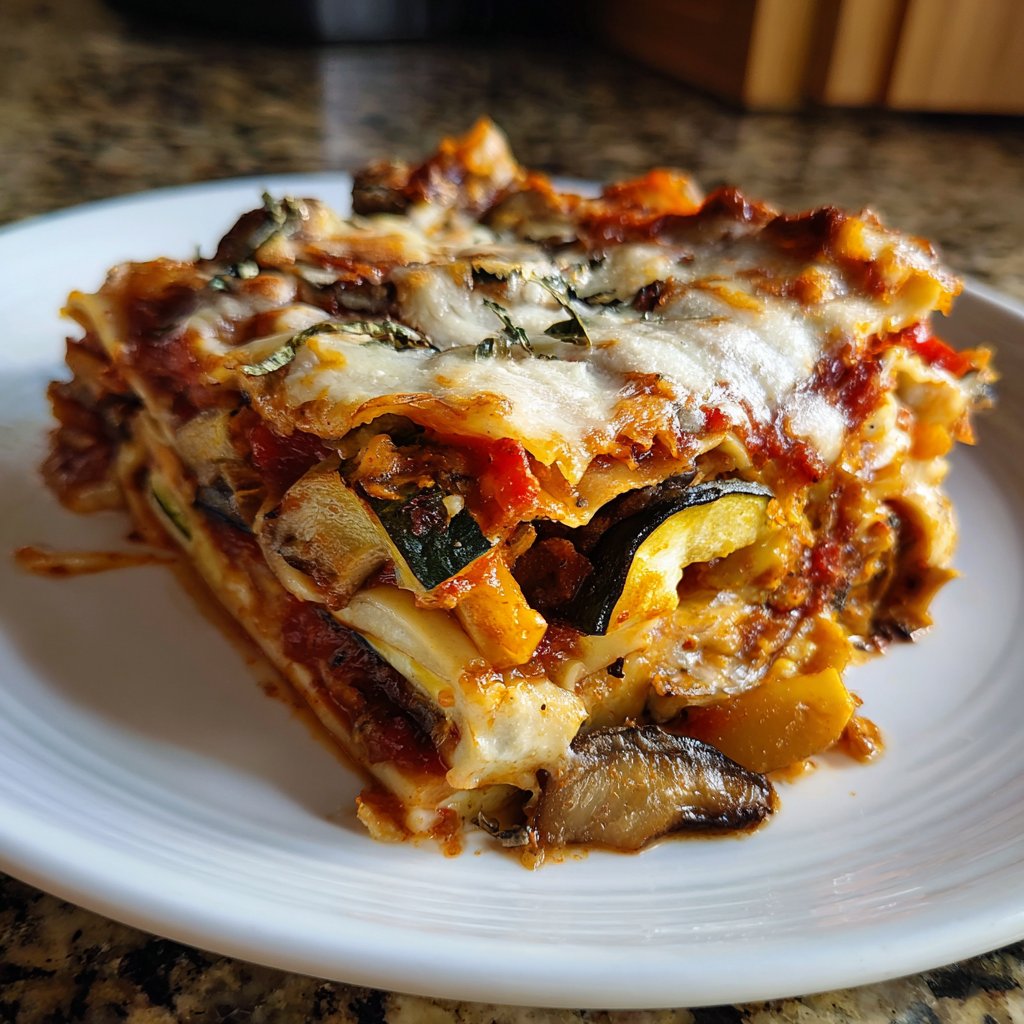Sunday Slow Roasted Vegetable Lasagna