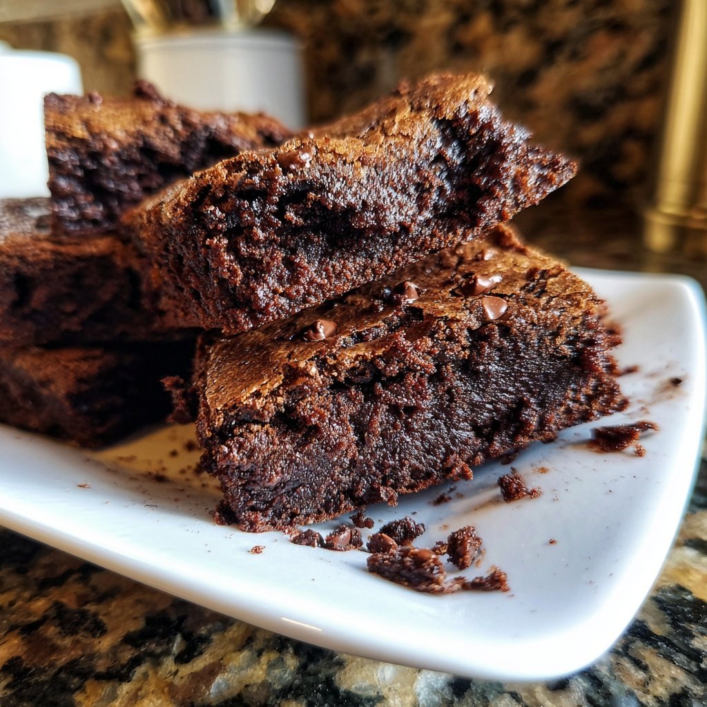 Cottage Cheese Brownies with Cocoa Nibs