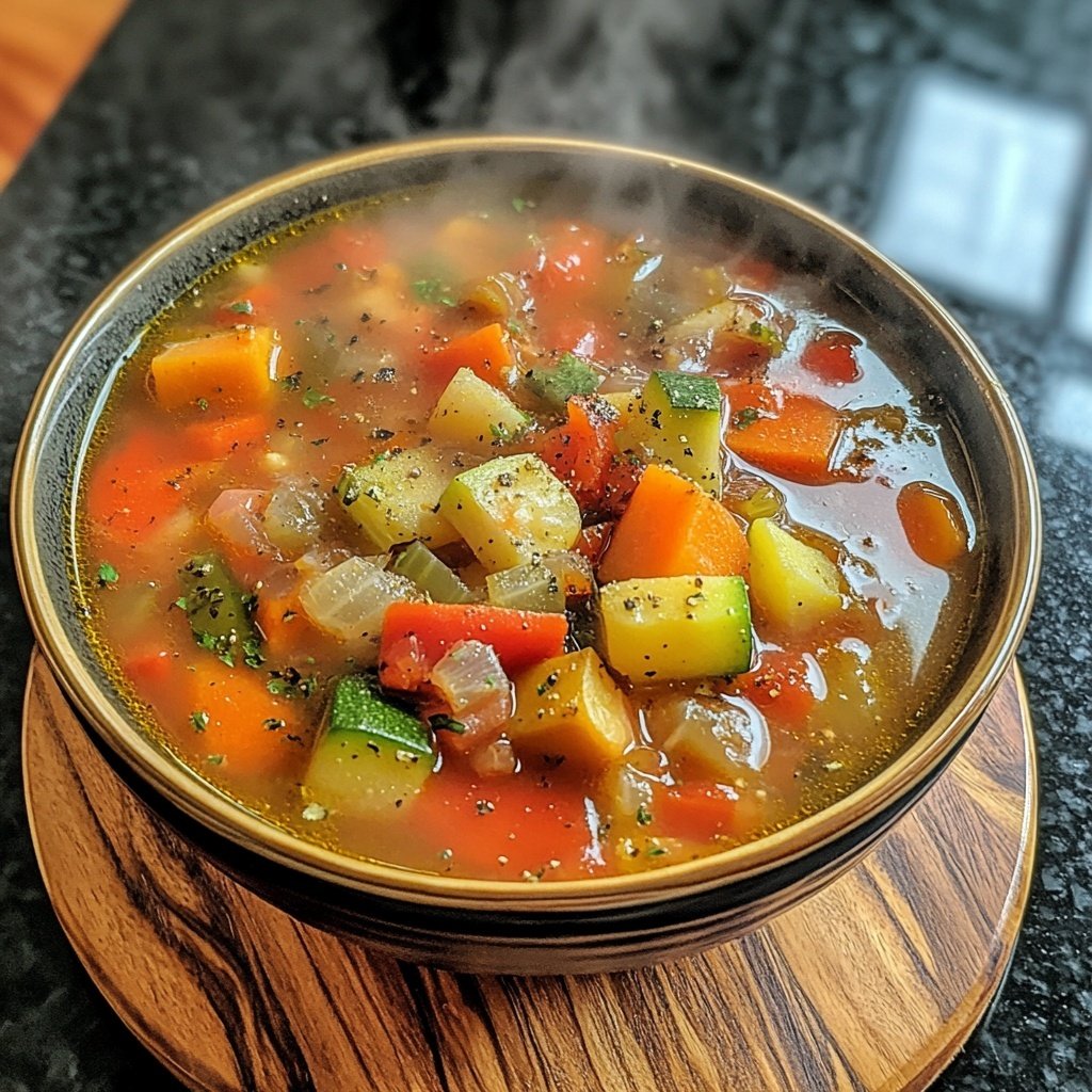 Quick Vegetable Soup Recipe